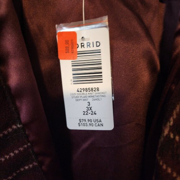 Torrid Cozy Double Knit Shacket - Picture 3 of 12